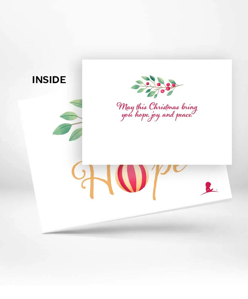 Hope Ornament Holiday Greeting Cards - 10 Pack